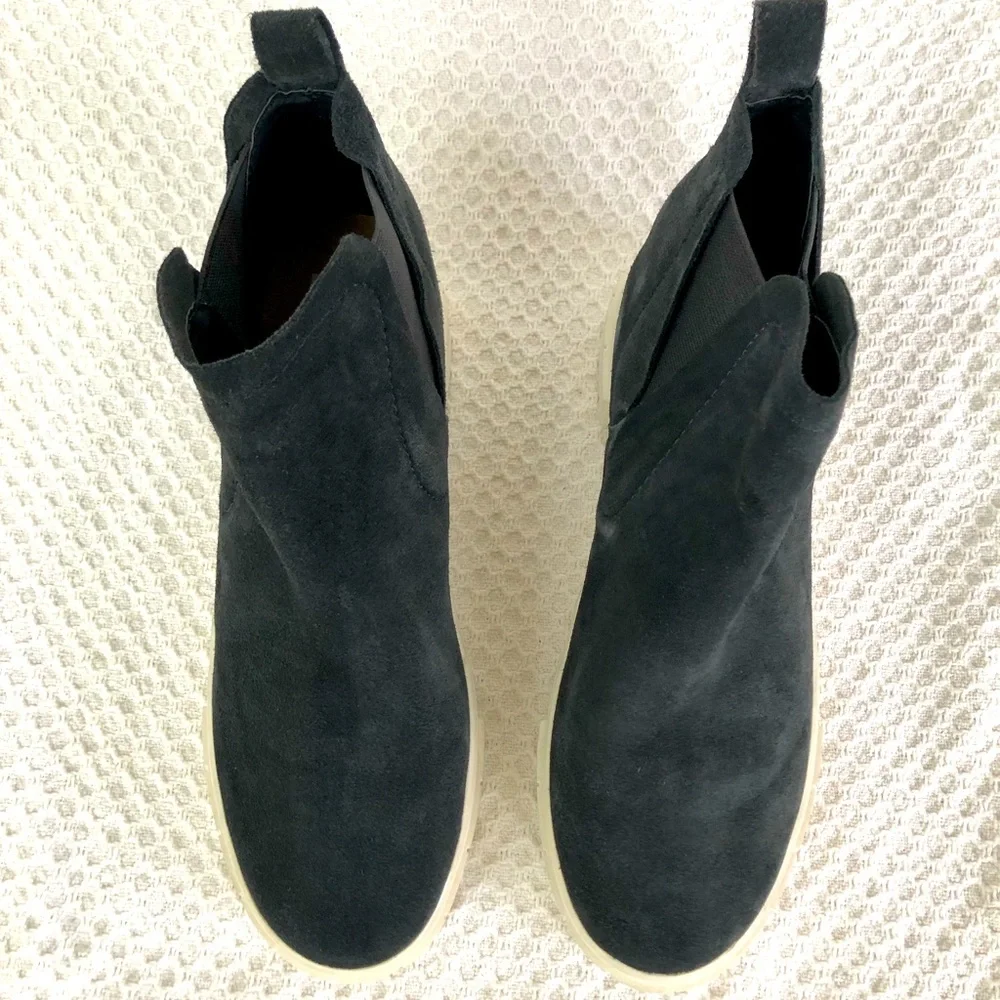 Dolce Vita NWOT Zabie Wedge Sneakers Grey Suede Size 10M - Picture 3 of 8